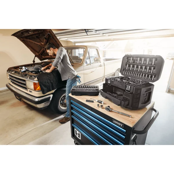 HHMTS404 215-Piece Mechanics Tool Set, Multiple Drive, Chrome Finish - Image 8