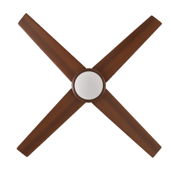 Collection 54728-BOND Mercer 52 in. Integrated LED Indoor Distressed Koa Ceiling Fan with Light Kit works with Google Assistant and Alexa - Image 3