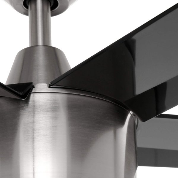 Collection SW1422BN Merwry 52 in. Integrated LED Indoor Brushed Nickel Ceiling Fan with Light Kit and Remote Control - Image 8