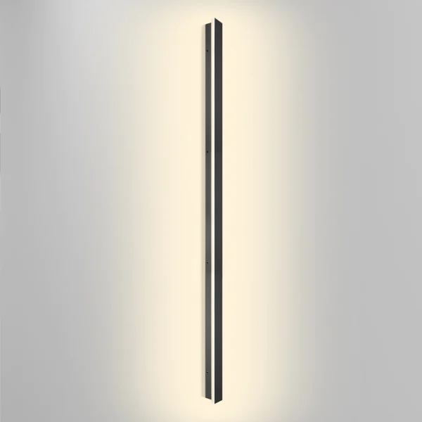 LEEKI LKI-1052 Modern Outdoor-Light 59-in Black Integrated Outdoor Wall Light