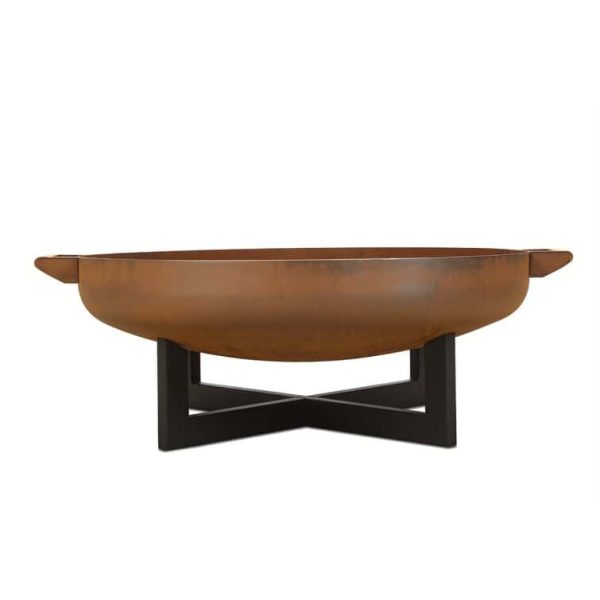 La Porte 21  H x 36.8  W Steel Wood Burning Outdoor Fire Pit with Lid - Image 12