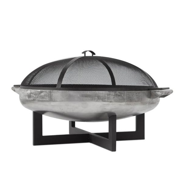 La Porte 21  H x 36.8  W Steel Wood Burning Outdoor Fire Pit with Lid - Image 10
