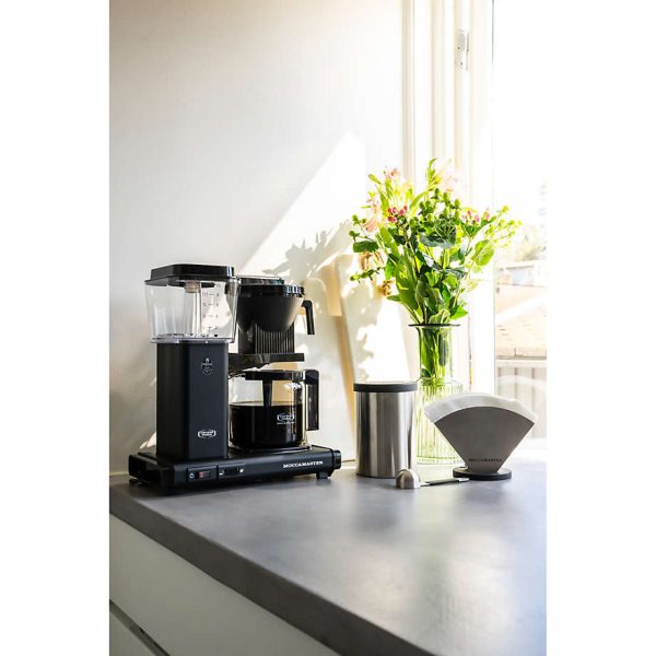 Moccamaster KBGV Select Glass Brewer 10-Cup Matte Black Coffee Maker - Image 6