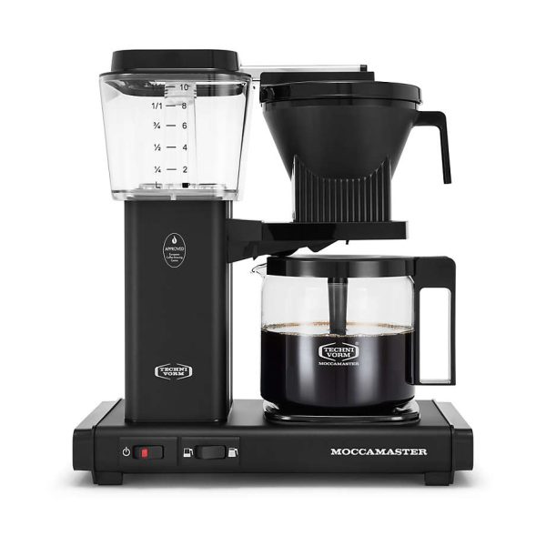 Moccamaster KBGV Select Glass Brewer 10-Cup Matte Black Coffee Maker - Image 2