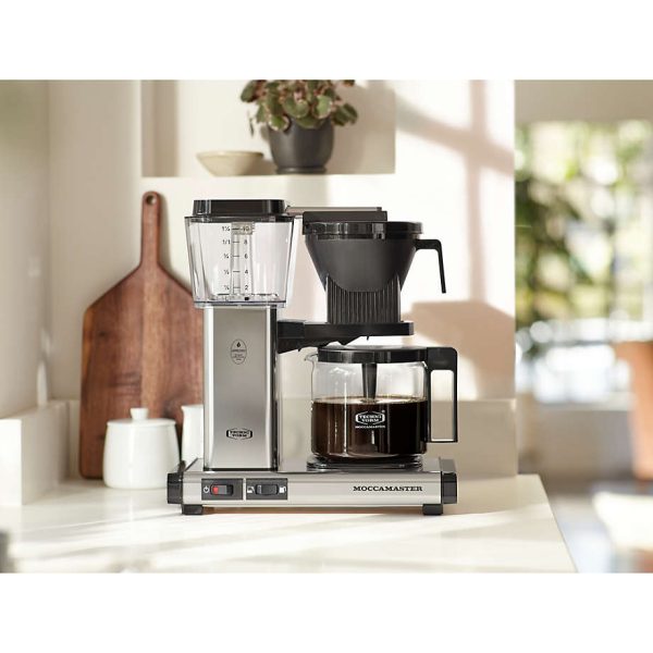 Moccamaster KBGV Select Glass Brewer 10-Cup Polished Silver Coffee Maker   Polished Silver - Image 5