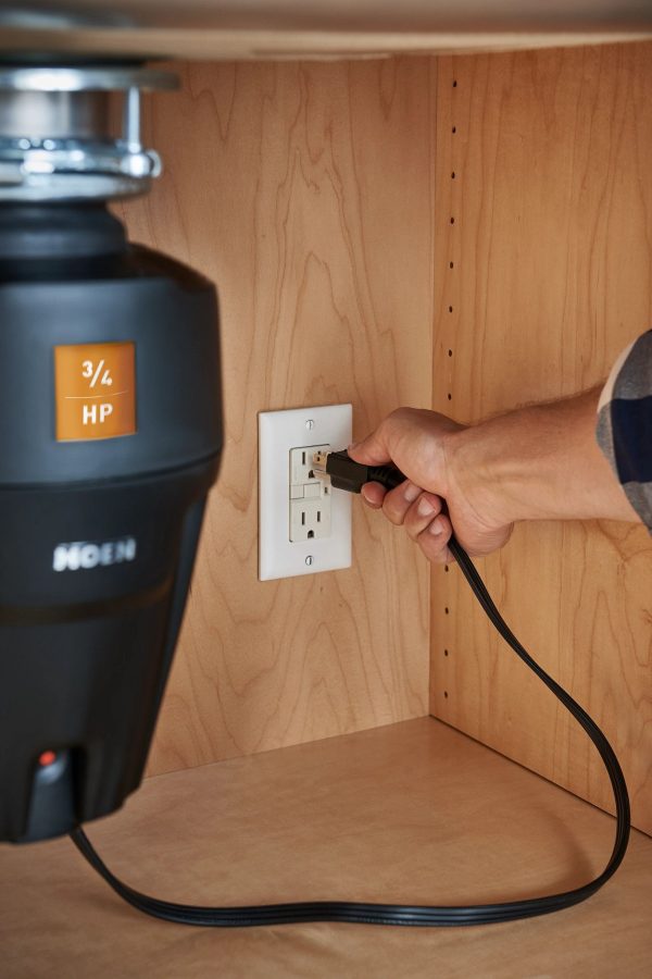 Moen EX75C Host Corded 3/4-HP Continuous Feed Noise Insulation Garbage Disposal - Image 13