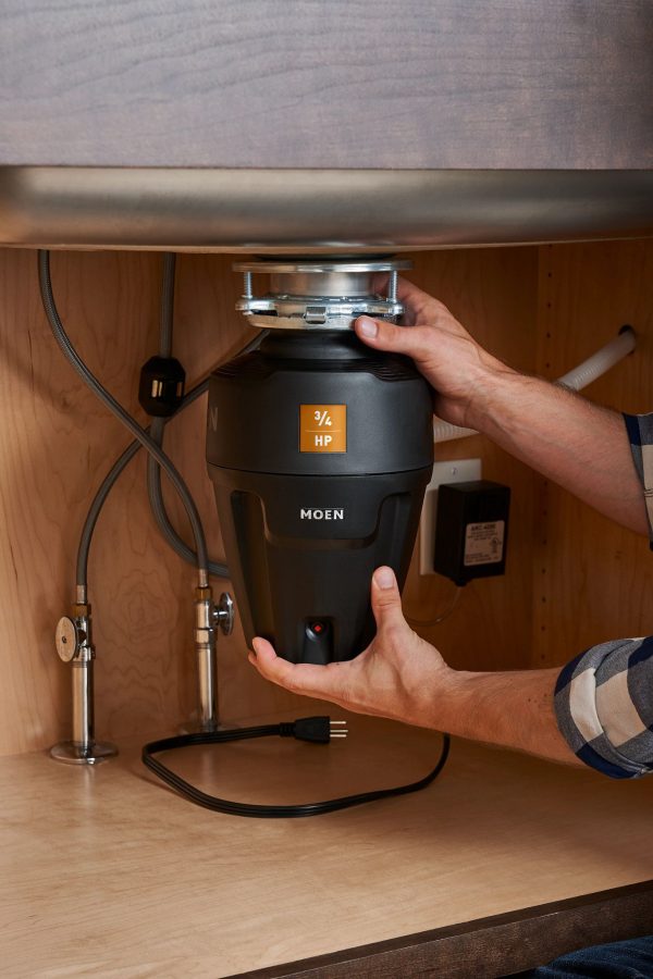 Moen EX75C Host Corded 3/4-HP Continuous Feed Noise Insulation Garbage Disposal - Image 9