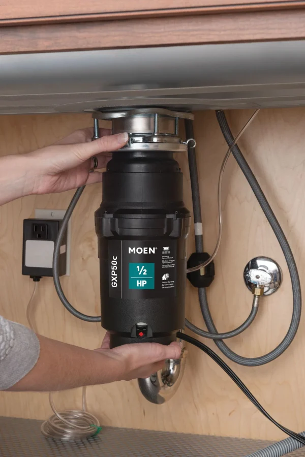Moen GXP50C Prep Corded 1/2-HP Continuous Feed Noise Insulation Garbage Disposal - Image 3