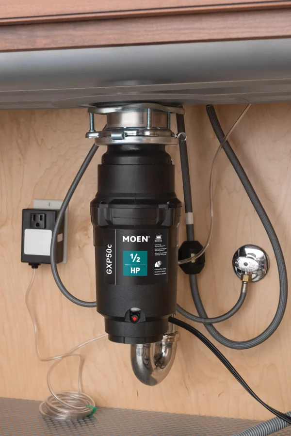 Moen GXP50C Prep Corded 1/2-HP Continuous Feed Noise Insulation Garbage Disposal - Image 12
