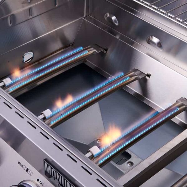 Grills 4   Burner Built In Liquid Propane 60000 BTU Gas Grill with Side Burner and Cabinet - Image 5