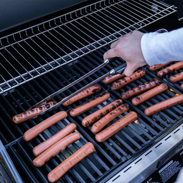 Grills 4-Burner Liquid Propane 60000 BTU Gas Grill Stainless with Side Burner - Image 9