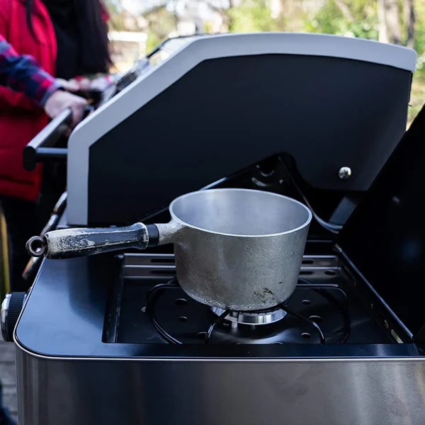Grills 4-Burner Liquid Propane 60000 BTU Gas Grill Stainless with Side Burner - Image 2