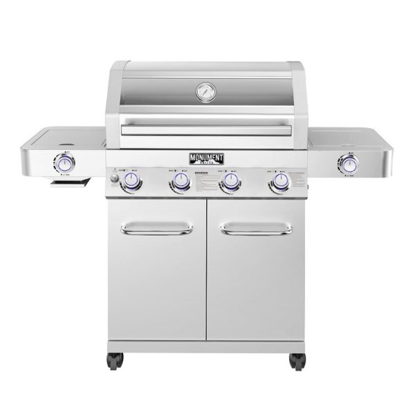 Grills 4   Burner Liquid Propane Infrared 72000 BTU Gas Grill with Side Burner and Cabinet - Image 8