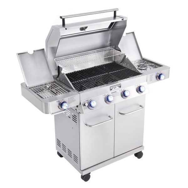 Grills 4   Burner Liquid Propane Infrared 72000 BTU Gas Grill with Side Burner and Cabinet - Image 10