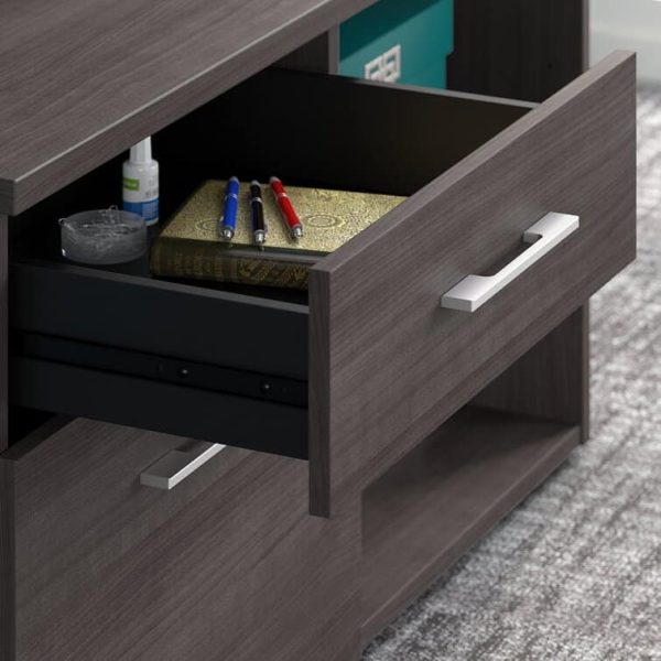 Business Furniture Office 500 44.21  Wide 2   Drawer Filing Storage Cabinet   Storm Gray - Image 5