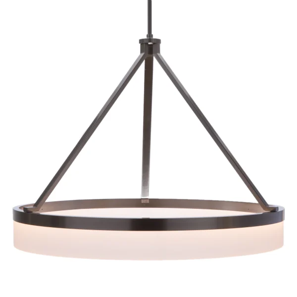 Origin 21 CPL11BNK Lynnpark Brushed Nickel Modern/Contemporary Cylinder LED Pendant Light - Image 2