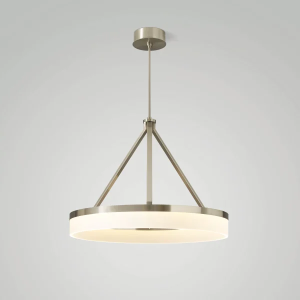 Origin 21 CPL11BNK Lynnpark Brushed Nickel Modern/Contemporary Cylinder LED Pendant Light - Image 5