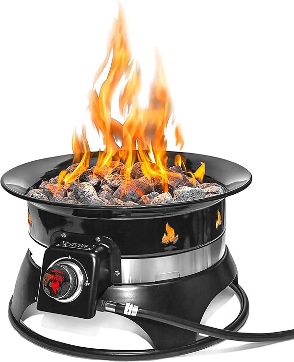 Outland Living Model 870 Portable Propane Fire Pit, Black