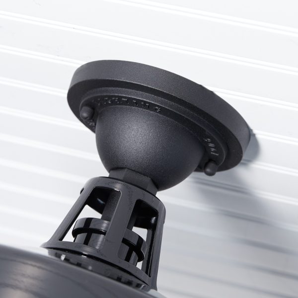 Progress Lighting P550070-031 Cedar Springs 13.25-in W Black Outdoor Flush Mount Light - Image 6