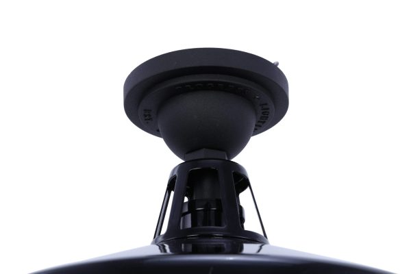 Progress Lighting P550070-031 Cedar Springs 13.25-in W Black Outdoor Flush Mount Light - Image 2