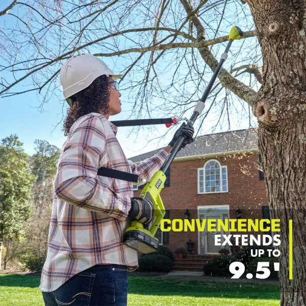 P2510 ONE+ 18V 8 in. Cordless Oil-Free Pole Saw with 1.5 Ah Battery and Charger - Image 5
