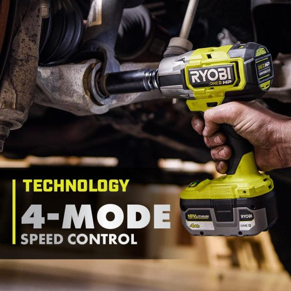 P262 ONE+ HP 18V Brushless Cordless 4-Mode 1/2 in. Impact Wrench (Tool Only) - Image 5