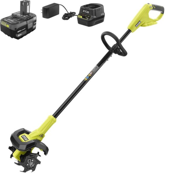 P2750VNM ONE+ 18V 8 in. Cordless Cultivator with 4.0 Ah Battery and Charger