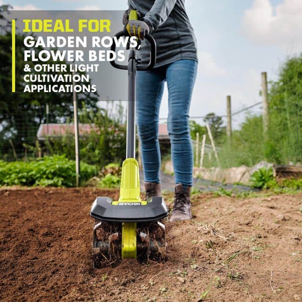 P2750VNM ONE+ 18V 8 in. Cordless Cultivator with 4.0 Ah Battery and Charger - Image 6