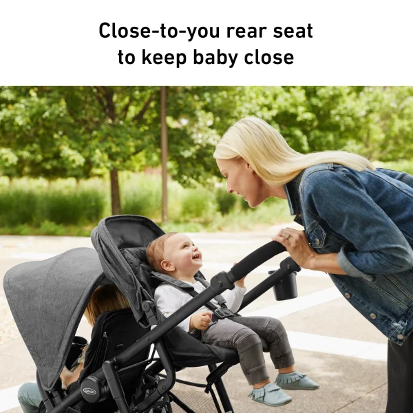 Graco Ready2Grow LX 2.0 Double Stroller   Clark - Image 4