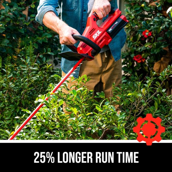 HT4221-10 PWR CORE 40 40-Volt 24-in Dual Cordless Electric Hedge Trimmer 2.5 Ah (Battery   Charger Included) - Image 5