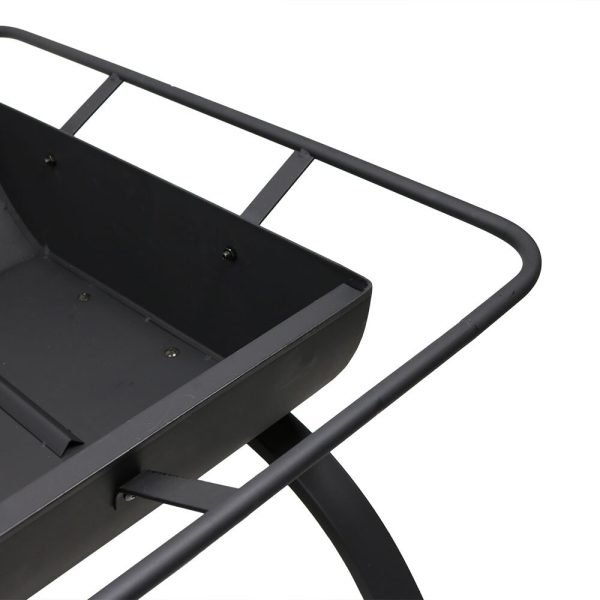Decor NB-NW201 27-in W Black Steel Wood-Burning Fire Pit - Image 8