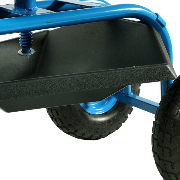 Decor QH-RCP042-BL 4-cu ft Steel  Cart - Image 5