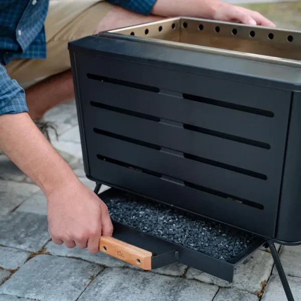 TIKI 112000268 Portable Fire Pit Metal Black - Image 5