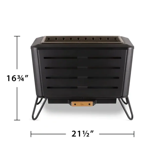 TIKI 112000268 Portable Fire Pit Metal Black - Image 3