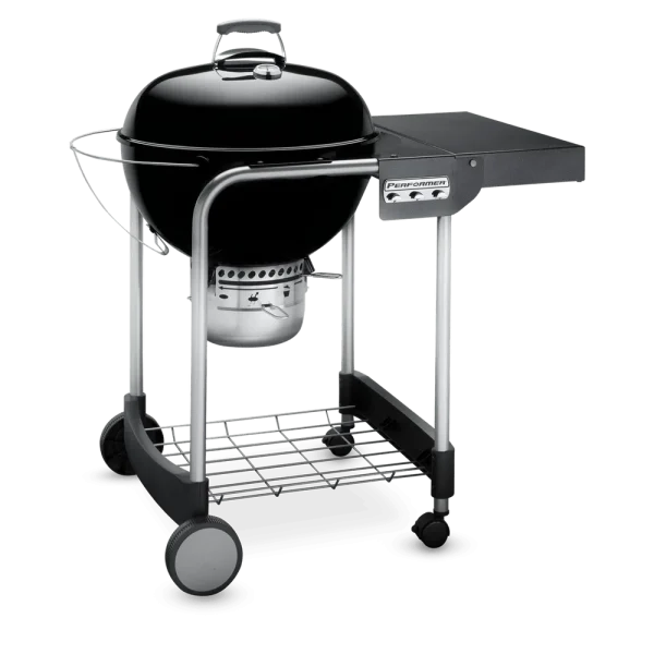 Performer Black Charcoal Grill | Gourmet BBQ System, Easy Cleaning
