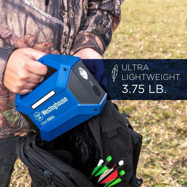 IN160S 100-Rated/150-Peak Watt Camping/RV Power Station 155-Watt Hour Portable Solar Generator - Image 10