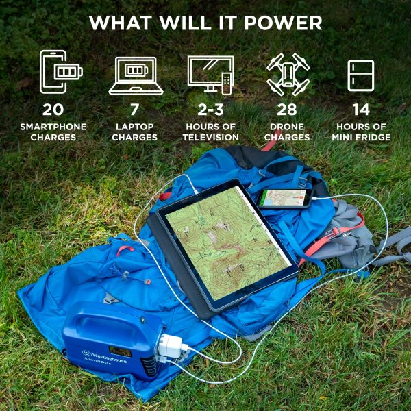 IN200S 150-Rated/300-Peak Watt Camping/RV Power Station 194-Watt Hour Portable Solar Generator - Image 13