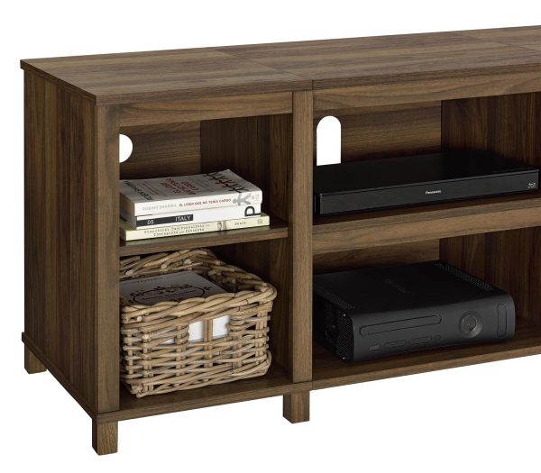 Parsons TV Stand for TVs up to 50 , Canyon Walnut - Image 6