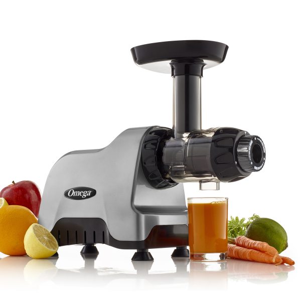 Omega Compact Slow Speed Multi-Purpose Nutrition Center Juicer, Silver, CNC80S - Image 3