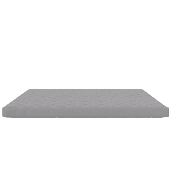 DHP Value 6 Inch Thermobonded Polyester Filled Quilted Top Bunk Bed Mattress, Full, Gray - Image 5