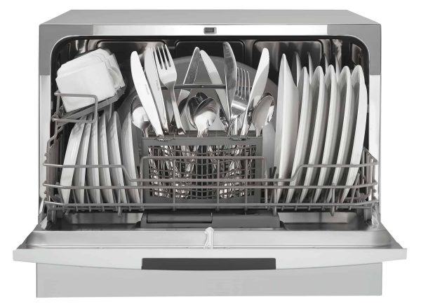 Danby 6 Place Setting Countertop Dishwasher in Silver - Image 6