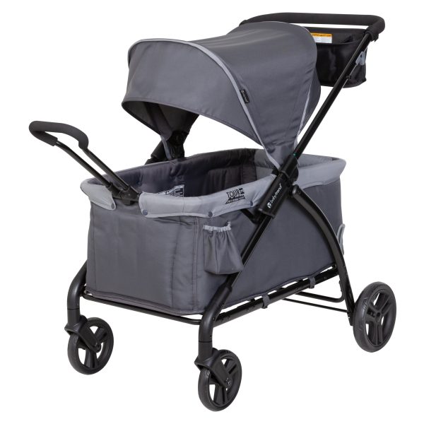 Baby Trend Tour LTE 2-in-1 Stroller Wagon   Desert Grey - Image 3