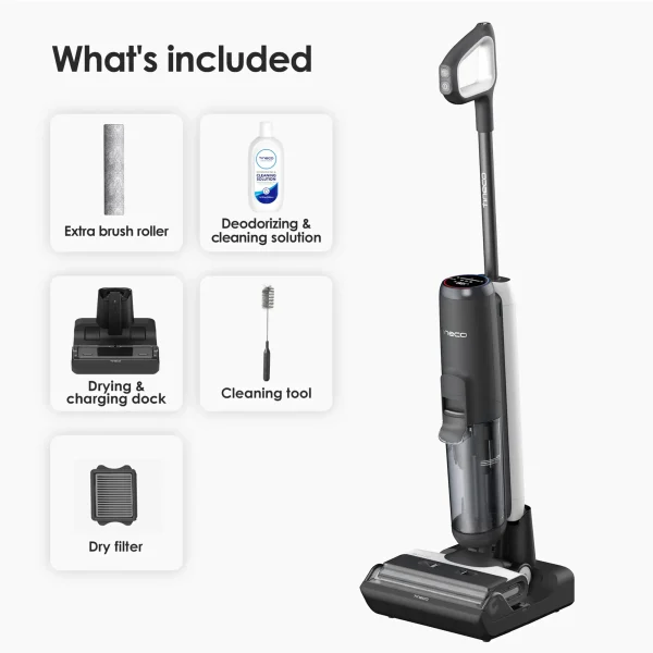 Floor Washer Flashdry Cordless Mop   Vacuum Cleaner   6 Series   Black - Image 3