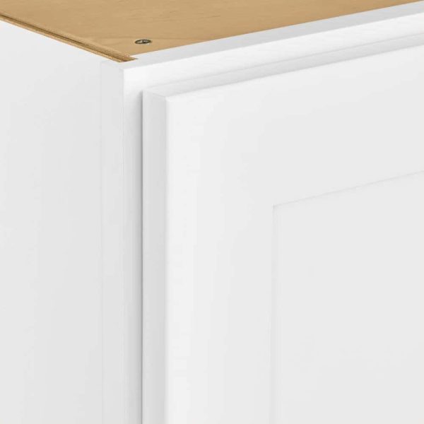 Bay W301812 Avondale 30 in. W x 12 in. D x 18 in. H Ready to Assemble Plywood Shaker Wall Bridge Kitchen Cabinet in  White - Image 5