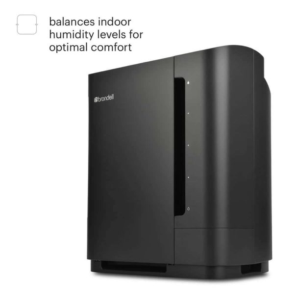 Brondell PR50-B O2+ Revive TrueHEPA Air Purifier Humidifier in Black - Image 7
