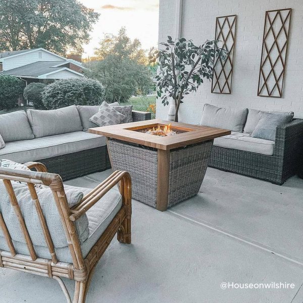 Sunjoy A302006410 AmberCove Belson 37.99 in. W Outdoor Steel Propane Firepit Table - Image 14