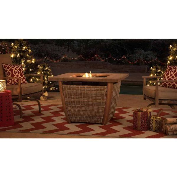 Sunjoy A302006410 AmberCove Belson 37.99 in. W Outdoor Steel Propane Firepit Table - Image 3