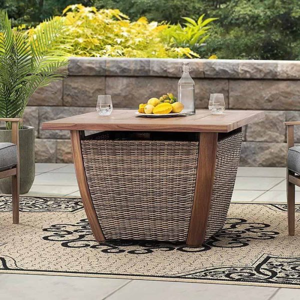 Sunjoy A302006410 AmberCove Belson 37.99 in. W Outdoor Steel Propane Firepit Table - Image 8
