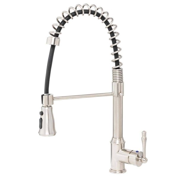 AKDY Handmade All-in-One Topmount Stainless Steel 33 in. x 22 in. Single Bowl Kitchen Sink w/ Spring Neck Faucet, Accessory - Image 5