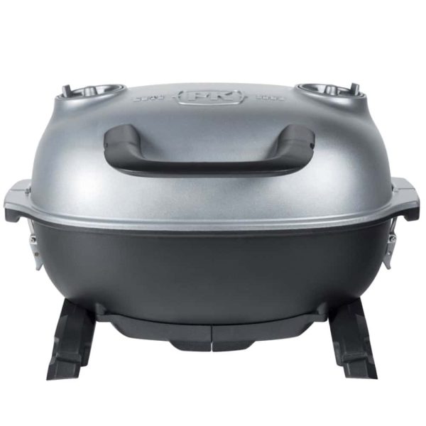 Portable Kitchen PK PKGO Charcoal Grill and Smoker Silver - Image 2